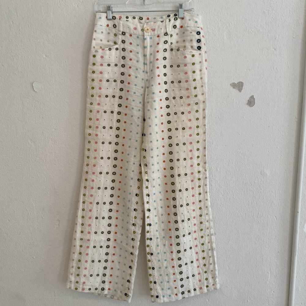 Anthropologie size 4 adorable eyelet pants